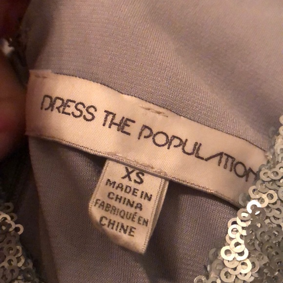 Dress the population Harper mermaid gown - Picture 3 of 4